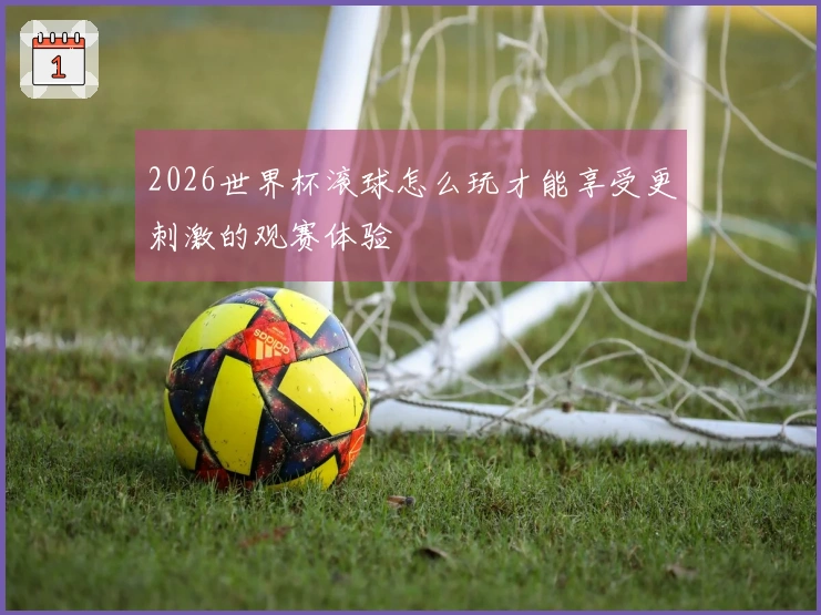 2026世界杯滚球怎么玩才能享受更刺激的观赛体验